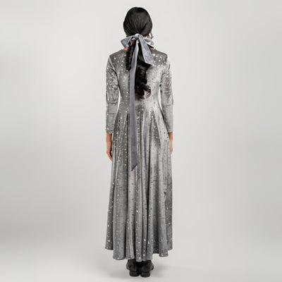 Grey Stars Dress