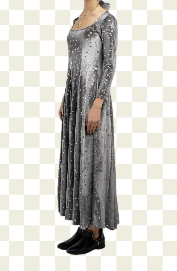 Grey Stars Dress