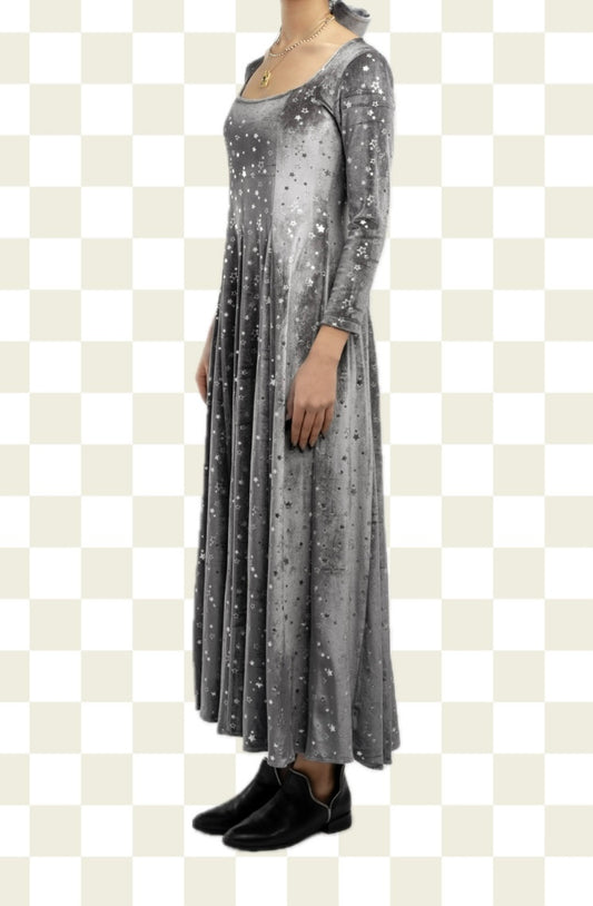 Grey Stars Dress
