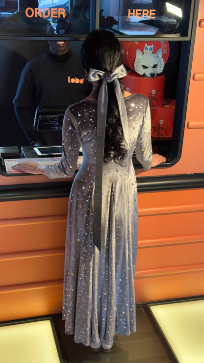 Grey Stars Dress